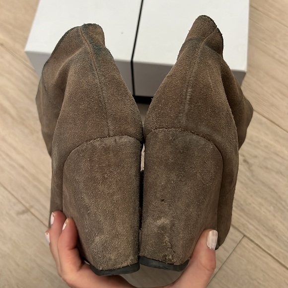 Dolce Vita taupe suede wedge bootie - size 7 - Picture 7 of 8
